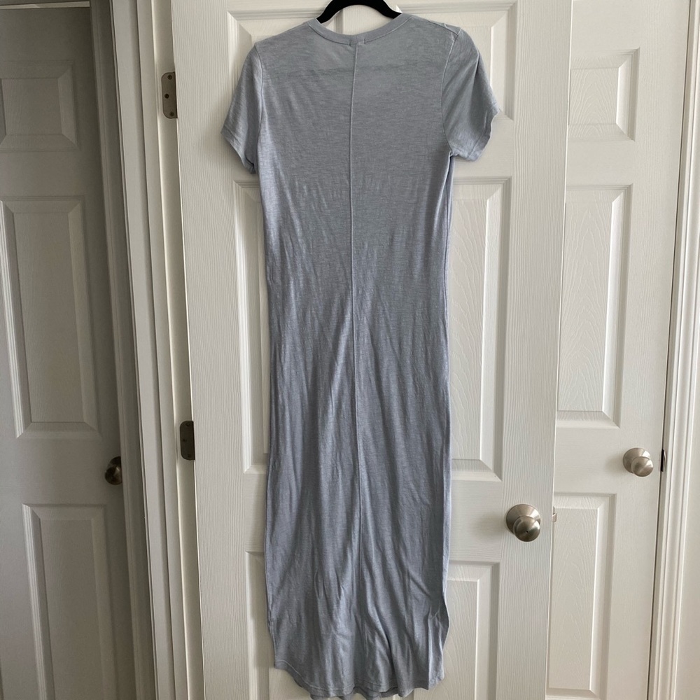 Long cotton tee dress